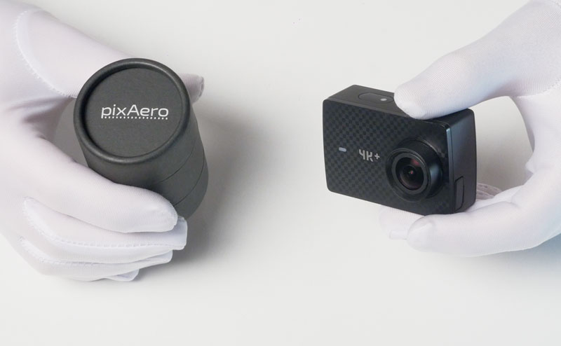 How to install PIXAERO DUO lens on YI camera