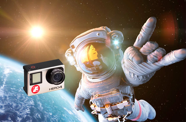 PIXAERO Lenses fly into space for scientific research Macro Shooting with GoPro