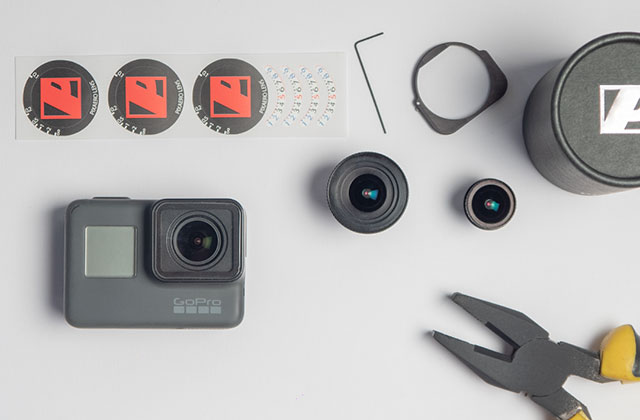 Lens upgrade for GoPro 5, GoPro 6, GoPro 7, GoPro 2018. PIXAERO macro lens with manual focusing